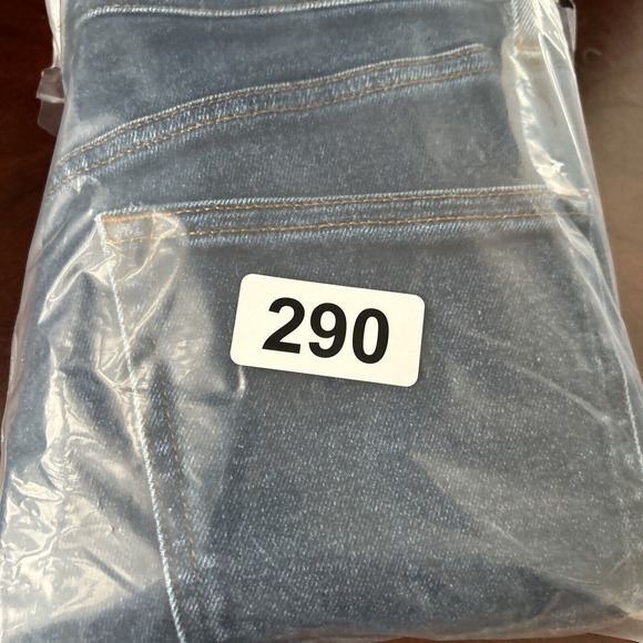 We The Free People Jeans Women's Size 27 High‎ Rise Skinny Blue Stretch Raw Hem - Picture 8 of 8